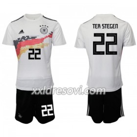 Njemačka TER STEGEN 22 Domaći Dječji Komplet Dresovi za Nogomet 2019 (+ kratke hlače)